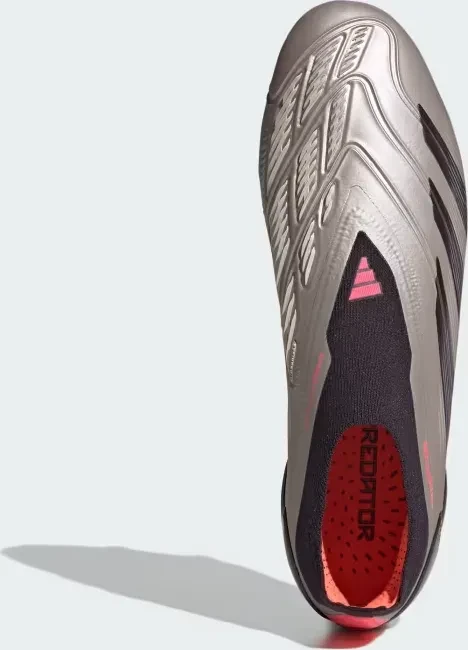 adidas Predator Elite Laceless FG platinum metallic/aurora black/carbon