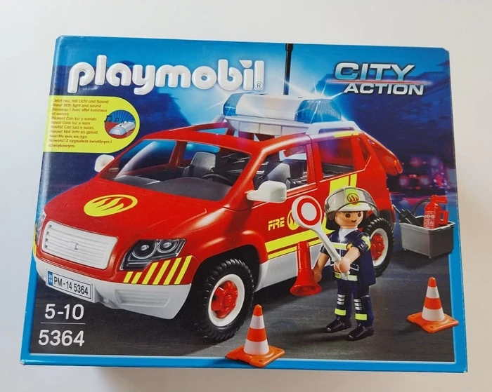 playmobil City Action Brandmeisterfahrzeug mit Licht und Sound