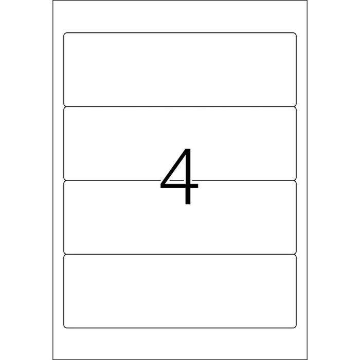 Herma Ordneretiketten, 192x61mm, grün, 25 Blatt (100 Etiketten)