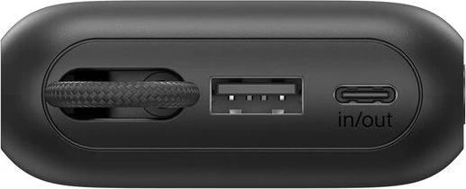 Belkin UltraCharge Powerbank mit integriertem Kabel (20 cm) 10K schwarz