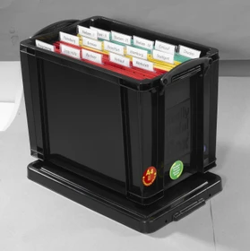 Really Useful Box Aufbewahrungsbox, 19l, schwarz
