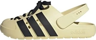 adidas Adilette Clog 2.0 warm vanilla/core black/gold metallic (Herren)
