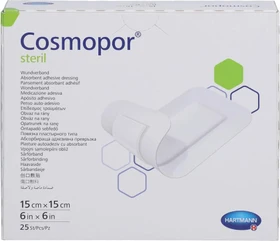 Hartmann Cosmopor steril Wundverband, 15 x 15cm, 25 Stück