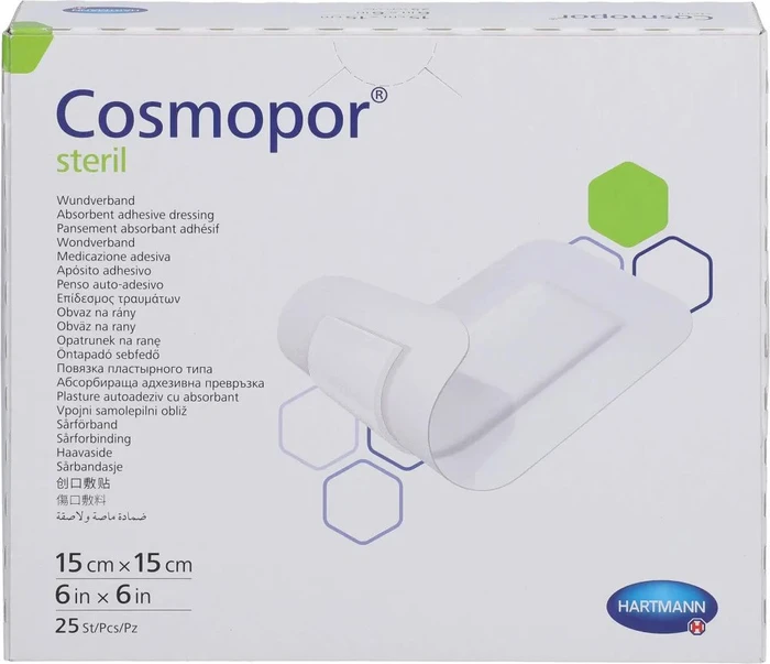 Hartmann Cosmopor steril Wundverband, 15 x 15cm, 25 Stück