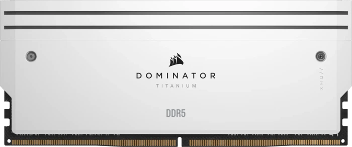 Corsair Dominator Titanium RGB weiß UDIMM 48GB Kit, DDR5-6000, CL30-36-36-76