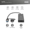 Digitus 4-Port Slim Line Hub, 4x USB-A 3.0, USB-A/USB-C 3.0 [Stecker] Vorschaubild