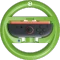 Hori Mario Kart Racing Wheel Attachment Yoshi grün (Switch 2) Vorschaubild