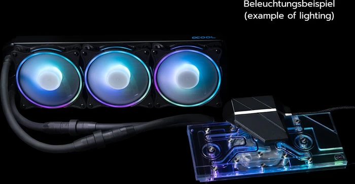 Alphacool Eiswolf 2 AiO 360mm RTX 3090/3080 mit Backplate