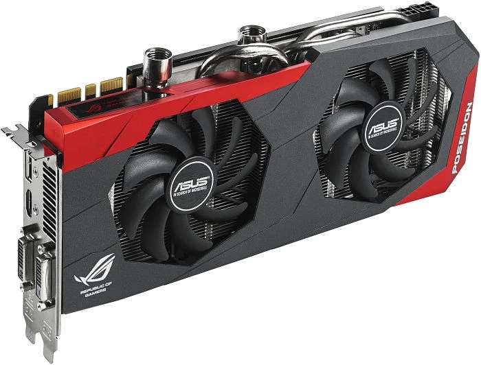 ASUS ROG Poseidon Platinum GeForce GTX 780, POSEIDON-GTX780-P-3GD5, 3GB GDDR5, 2x DVI, HDMI, DP