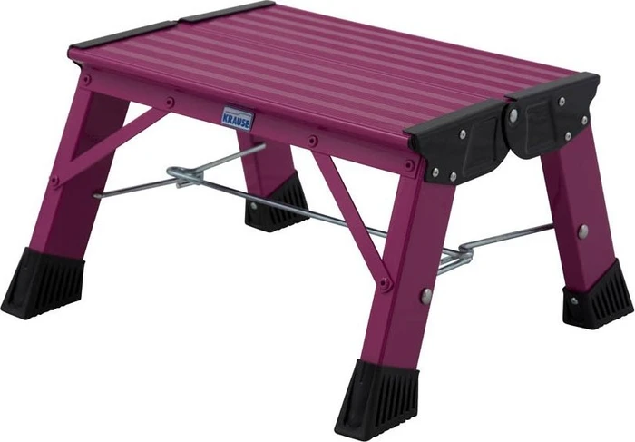 Krause Monto Treppy pink Trittleiter, 1 Stufen