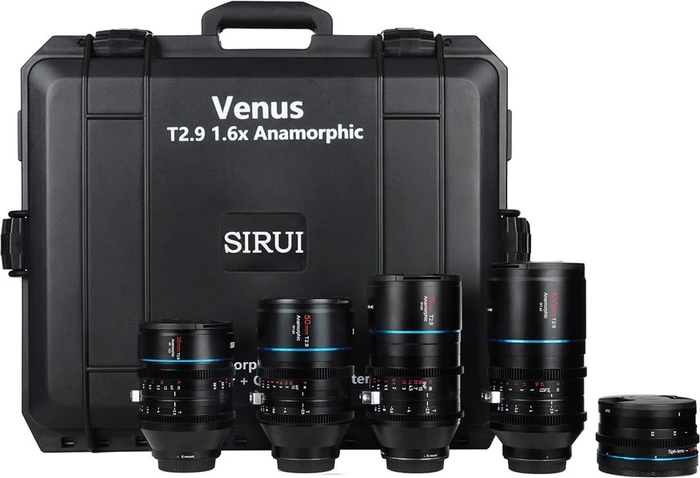 Sirui Venus 35/50/75/100mm T2.9 Anamorphot 1.6x Set mit 1.25x Adapter für Sony E