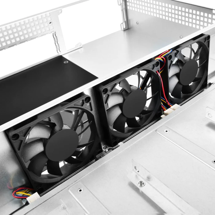 SilverStone RM21-304, Rackmount Storage, schwarz/grau, 2HE, ATX