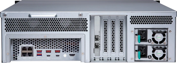 QNAP TVS-1672XU-RP-i3-8G 32TB, 8GB RAM, 2x SFP+ 10Gb/s, 4x RJ-45 1000Base-T, 3HE