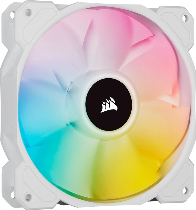 Corsair SP Series iCUE SP120 RGB Elite Triple Fan Kit, weiß, LED-Steuerung, 120mm, 3er-Pack