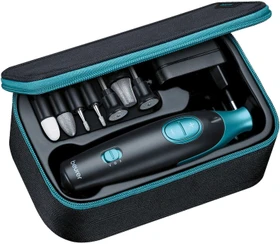 Beurer MP 42 Elektrisches Maniküre/Pediküre-Set schwarz/türkis