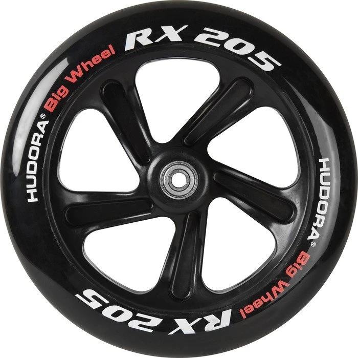 Hudora Big Wheel 205 Scooter schwarz/rot