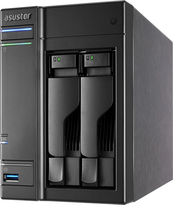Asustor AS202T, 512MB RAM, 1x RJ-45 1000Base-T, 2x USB-A 3.0