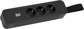 Bachmann Primo 2, 3-fach, mit Schlaufe, 2m, schwarz