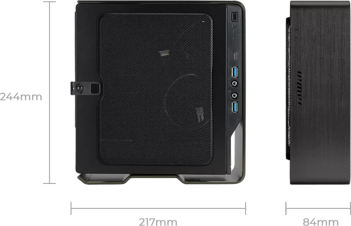 In Win Chopin Max Black, Mini-ITX, 200W
