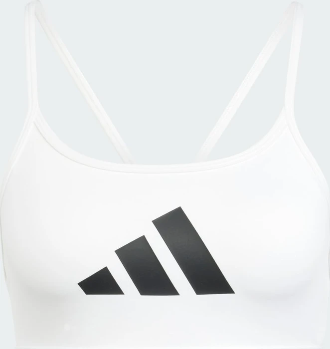 adidas Aeroreact Big Logo Graphic Bra Sport-BH white (Damen)