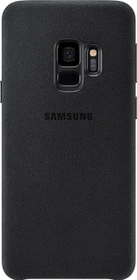 Samsung EF-XG960AB Alcantara Cover für Galaxy S9 schwarz