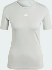 adidas Techfit Training Funktionsshirt kurzarm wonder silver/white (Damen)