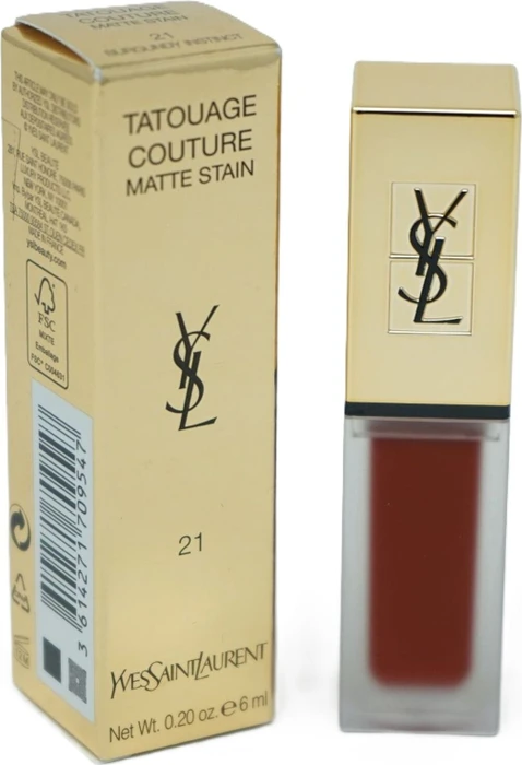 Yves Saint Laurent Tatouage Couture Lipgloss 21 Burgundy Instinct, 6ml