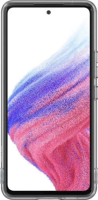 Samsung Soft Clear Cover für Galaxy A53 5G schwarz