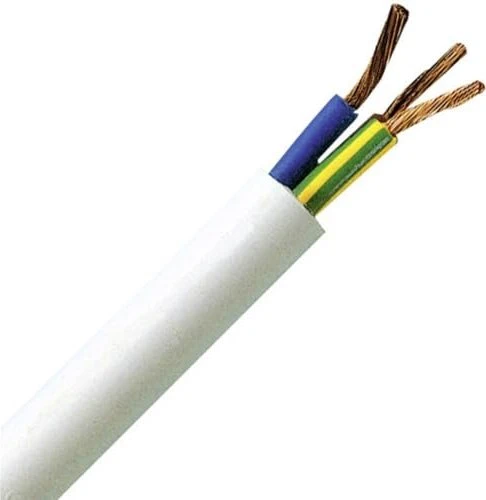 Kopp Schlauchleitung H05VV-F 3Gx1,5mm², 3-adrig, 10m Ring, weiß