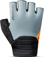 Roeckl Itamos 3 Fahrradhandschuhe hurricane grey/orange