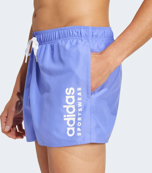 adidas Essentials Logo CLX Badeshorts cobalt blue (Herren)