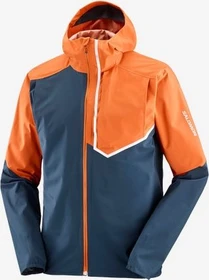 Salomon Bonatti Trail Laufjacke burnt ochre/carbon (Herren)