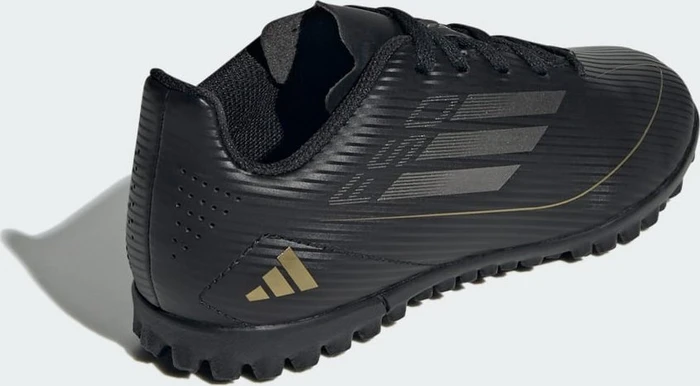 adidas F50 Club TF core black/iron metallic/gold metallic (Junior)