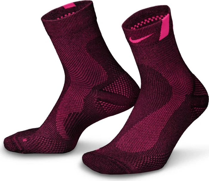 Nike Lightweight Micro Crew Laufsocken black/hyper pink