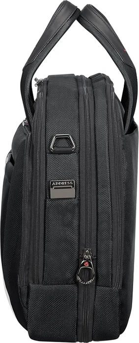Samsonite Pro-DLX 5 Bailhandle expandable 15.6" erweiterbare Notebook-Umhängetasche schwarz