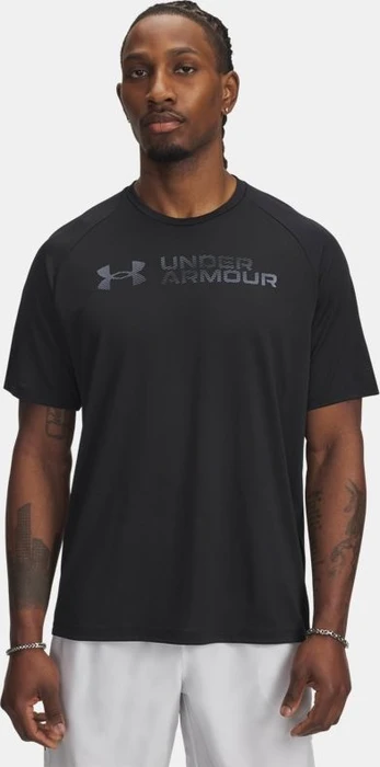 Under Armour Tech Reflective Funktionsshirt kurzarm black/titan gray (Herren)