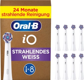 Oral-B iO Radiant White Ersatzbürste weiß, 8 Stück