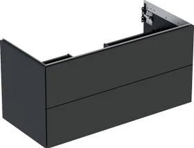 Geberit ONE Unterschrank für Waschtisch, mit zwei Schubladen, 105cm, lava/lackiert matt