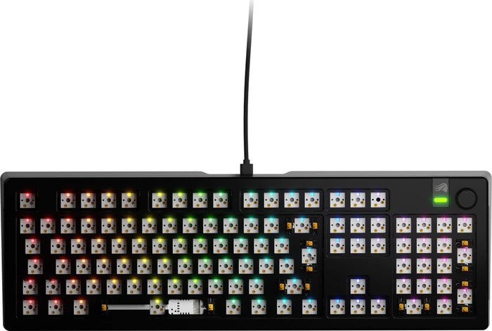 Glorious GMMK 3 Pro, Barebone Tastatur, Full Size 100%, schwarz, ISO