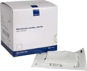 Abena Curi Med Vlieskompressen steril, 7.5 x 7.5cm, 100 Stück