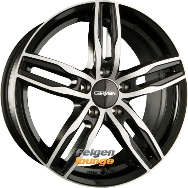 Carmani 14 Paul 7.5x17 5/112 ET52 schwarz