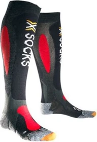 X-Bionic Ski Carving Silver Skisocken black/grey melange