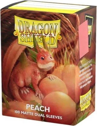 Dragon Shield Matte Dual Sleeves Standard peach, 100 Stück