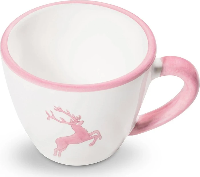 Gmundner Keramik Rosa Hirsch Espressotasse Gourmet 60ml