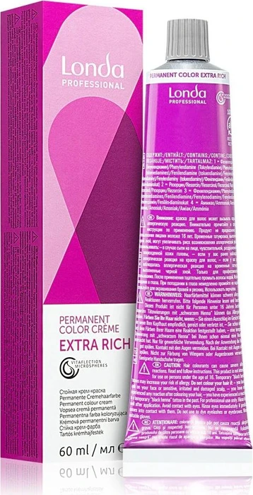 Londa Professional Permanent Color Crème 7/18 mittelblond asch-perl, 60ml