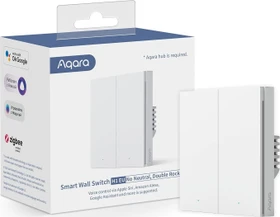 Aqara Smart Wall Switch H1 mit Nullleiter weiß, 2-fach
