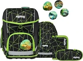 Ergobag Cubo CyBär Race 2025 Schulrucksack-Set, 5-tlg.
