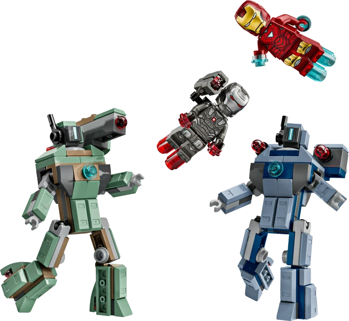 LEGO Marvel Super Heroes Spielset - Iron Man & War Machine vs. Hammer-Drohnen