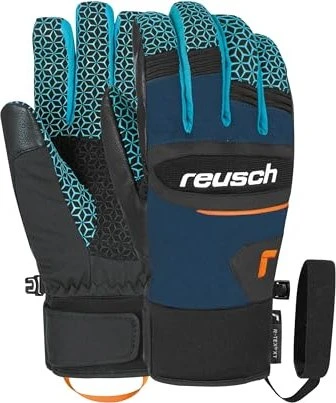 Reusch Dragon R-Tex XT Skihandschuhe dress blue/orange popsicle