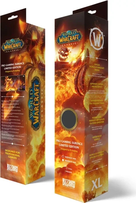Blizzard World of WarCraft XL Gaming Mousepad, 900x420mm, Ragnaros Classic